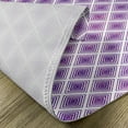 thumbnail image 5 of Ambesonne Purple Place Mats Set of 4, Retro Style Abstract, Standard Size, Violet and White, 5 of 6