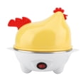 thumbnail image 2 of Hervidor de huevos eléctrico multifuncional de plástico con forma de pollito, para desayuno, cocina, cazador furtivo., 2 of 11