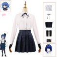 thumbnail image 2 of Yamada Ryo disfraz de Cosplay Anime Bocchi The Rock falda de Cosplay peluca azul juegos completos Yamada Ryo ropa de Cosplay para mujeres y niñas, 2 of 2