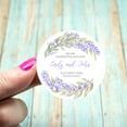 thumbnail image 3 of Pegatina con logotipo personalizado para fiesta de cumpleaños y boda, etiqueta autoadhesiva con diseño personalizado para caja de regalo, 3 of 4