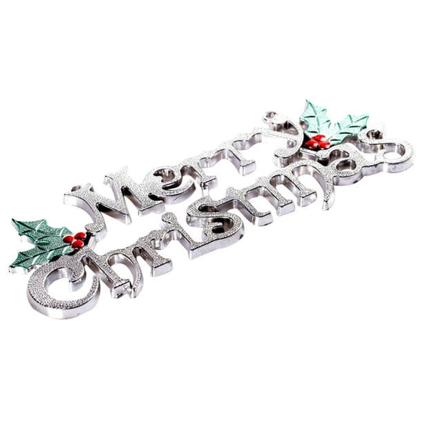 Tarjeta de felicitación navideña brillante de 30 cm, adorno colgante para árbol de Navidad, plegable, portátil, con marco de metal, para dormitorio, decoración navideña, decoración festiva