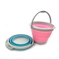 thumbnail image 4 of SAMMART Set of 2 Collapsible 10L (2.64Gallon) Fishing Bucket - Foldable Round Tub - Portable Plastic Water Pail - Space Saving Outdoor Waterpot - Trunk Organizer, 4 of 9