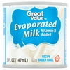 Great Vaue Vitamin D Added Evaporated Milk, 5 Fl Oz