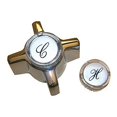 thumbnail image 2 of Larsen Supply HC-115 Sterling Star Flow Faucet Twin Handle- Chrome, 2 of 3