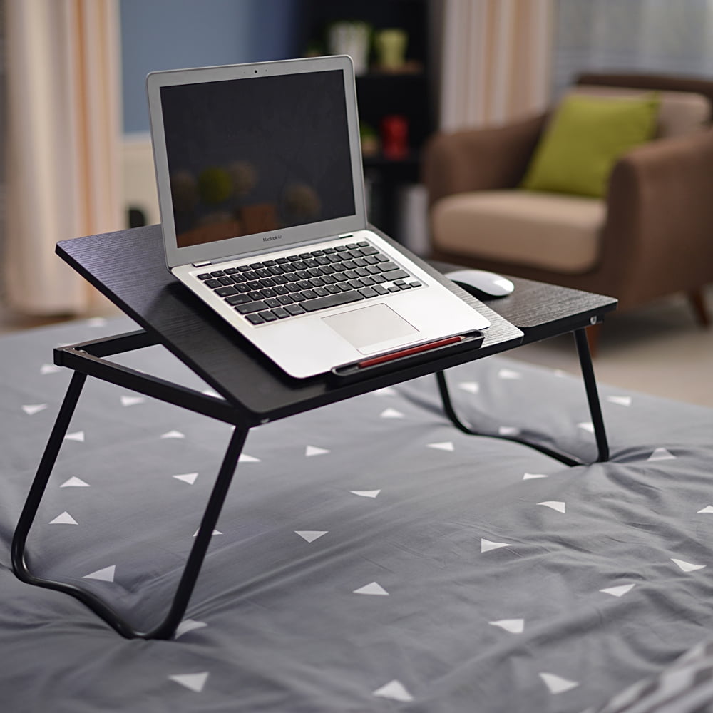 Foldable Lap Desk  Sturdy Lap Desk  with Pen Slot Function 