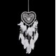 thumbnail image 1 of RAILONCH Herz Traumfänger Boho-Stil Handgefertigt LED Licht Wandbehang Romantische Dekoration (Weiß,Mit Lichtern) Zhivalor LKX-1422-3, 1 of 8
