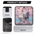 thumbnail image 4 of XYZCANDO Horse Camper Window Cover RV Window Shade Floral RV Skylight Cover RV Vent Covers for Roof Foldable RV Skylight Window Shade UV Rays Protection Camper Trailer Fan Vent Cover Pink, 4 of 7