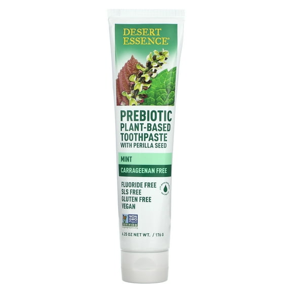 Desert Essence Prebiotic Plant Based Toothpaste-Mint 6.25 fl oz Paste
