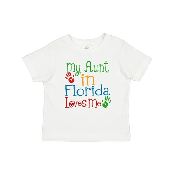 Inktastic My Aunt in Florida Loves Me Boys or Girls Baby T-Shirt