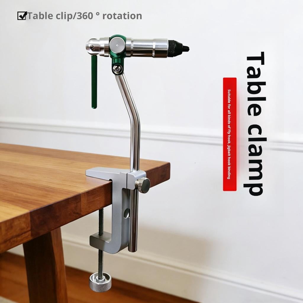 Yihuala Carbon Steel Fly Tying Vise 360 Rotating For Hook Positioning