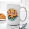 thumbnail image 6 of CafePress - Team Flamingos - 15 oz Ceramic Large White Novelty Mug, 6 of 6