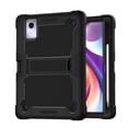 thumbnail image 2 of Rugged Case for Lenovo Idea Tab Plus 12.1 Inch 2025 (Model: TB361FU), Heavy Duty Shockproof Full-Body Protective Cover with Built-in Kickstand & Pen Holder, Black/Rose, 2 of 6
