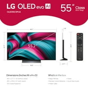 LG 55 C5 Series 4K UHD OLED evo AI Smart webOS 25 TV, OLED55C5PUA