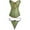 Green, variant on EQWLJWE Women's Corset Bustier Top Lace Up Boned Overbust Cincher Floral Slim Waist Trainer Charming Lingerie Bodyshaper with Panties for Gothic Party Wedding Cosplay(Beige,4XL)