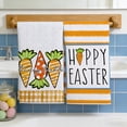 thumbnail image 4 of Festive Rabbit Design Kitchen Towels, Highly Absorbent Dishcloths With Durable Polyester Material, for Holiday Decor and Cleaning, Multi-color, 4 of 6