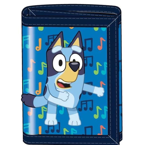 Kids' Bluey Trifold Wallet - Blue