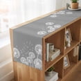 thumbnail image 6 of Table Runners 72 Inches Long Dress Scarves, White Dandelion Farmhouse Kitchen Table Runner, Coffee Tablerunners, Spring Plants Flowers Vintage Gray 16x72 Inch, 6 of 9