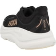 thumbnail image 4 of Hoka Bondi 9 Noir/or Rose Chaussures de Course pour Femmes, 4 of 5