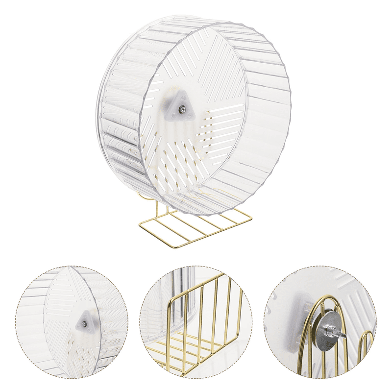 Durable Hamster Wheel Toy Silent Hedgehog Wheel Exercise Cage Pet Rat Running Small Animal Toys Hamster Supply Garden Pet