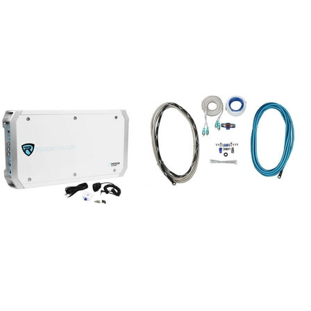 Rockville RXM-S6 Marine/Boat 2600 Watt 6 Channel Amplifier PA Microphone Amp Kit