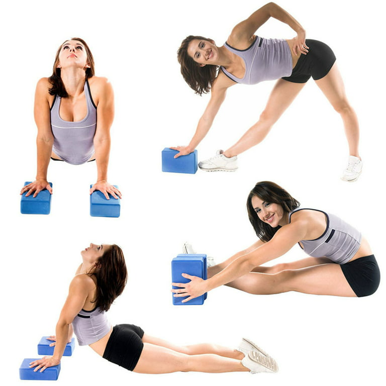 Opolski Yoga Block Stretching Aid EVA Brick Gym Pilates Workout Fitness  Exercise Tool
