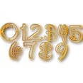 thumbnail image 1 of Number zero to Nine all Numbers in Comic Font Cookie Cutter Set- 10 items- Fast Shipping - Sharp Edges - Exceptional Quality, 1 of 6