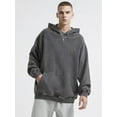 thumbnail image 5 of Mens Oversized Hoodies Vintage Hoodie Couples Pullover Acid Wash Hoodies for Men Streetwear Sweatshirts, 5 of 9
