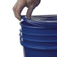 Premium 5 Gallon Bucket with Easy Peel Lid, Food Grade BPA Free HDPE