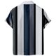 thumbnail image 2 of Camisas Para Hombre Casual Camisa de manga corta de los hombres de la impresión digital 3d de la del color de la tendencia de la moda (Blue, 4XL), 2 of 4