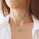 thumbnail image 1 of Collar de , de cremación collar llavero recuerdo,Joyas colgantes de medallón de alta capacidad con de corazón Hugo Collar de urna, 1 of 10