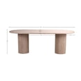 thumbnail image 3 of Meridian Furniture Messina Beige Travertine Dining Table, 3 of 9