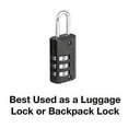 thumbnail image 3 of Ensemble de Serrure à Bagages Combinée 13/16 Pouces, Master Lock, 646D, 3 of 5