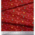 thumbnail image 2 of Soimoi Poly Georgette Fabric Stripe & Paisley Print Fabric by the Yard 42 Inch Wide, 2 of 3
