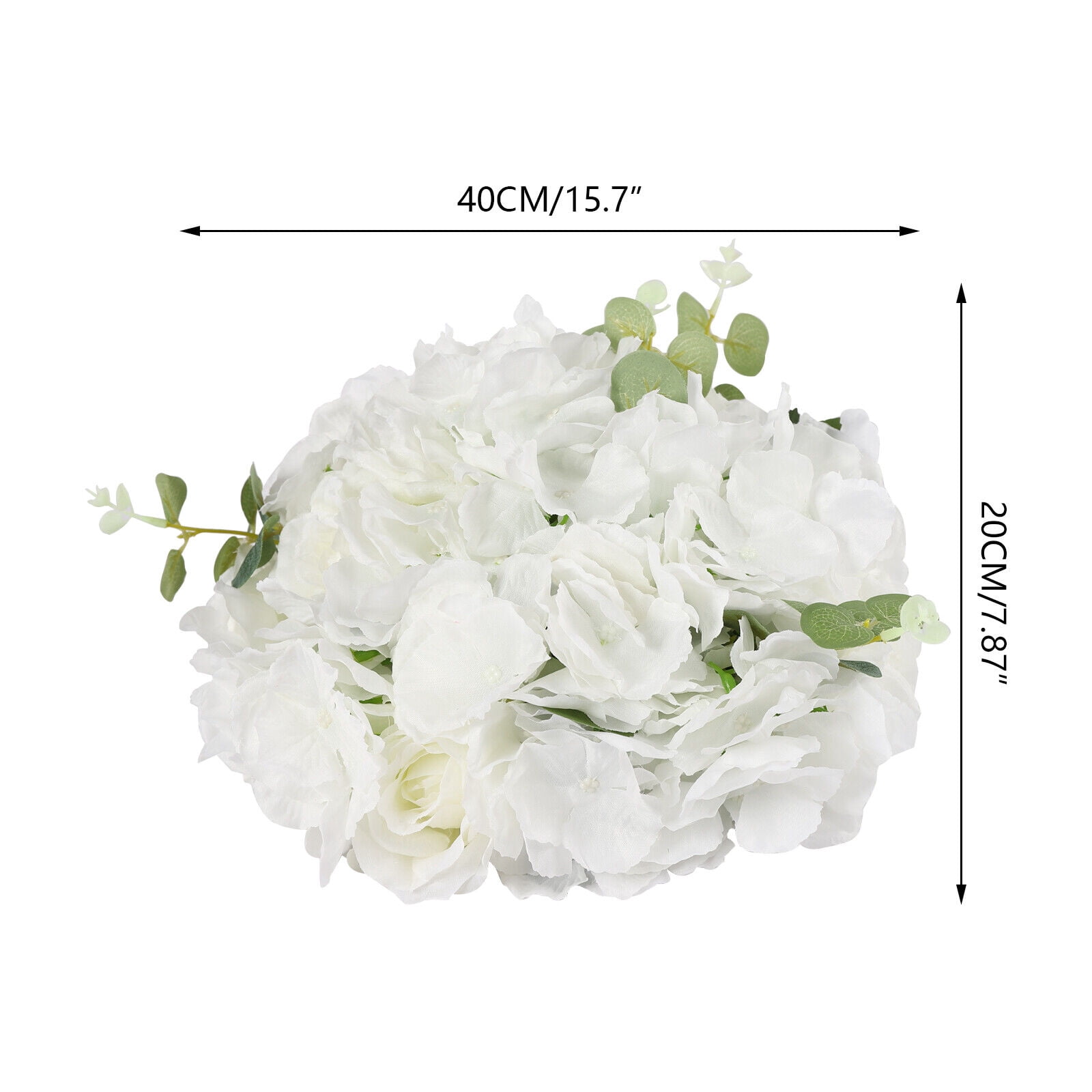 10-pack Artificial Flowers Arrangements Artificial Flower Bouquets Wedding Flower Balls for Centerpieces Decor