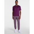 thumbnail image 2 of Athletic Works Men's Tonal Stripe Workout Shirt with Short Sleeves, Sizes XS-4XLT, 2 of 5