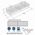 thumbnail image 3 of 36-Compartment Tray - oval slot .5" x .625" Diameter, 2-Pack, 3 of 3