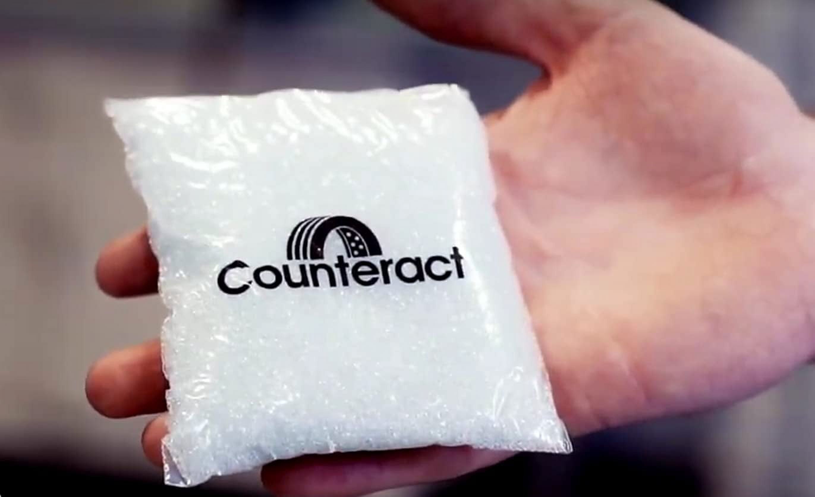 Counteract 14OZ-B4 Centrifugal Force Tire/Wheel Balancing Beads - Off-Road Vehicles, Light Duty Truck Tires, (4) 14oz Balance Bead Bags, (4) Valve Caps and Cores