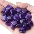 thumbnail image 4 of NOGIS 20 PCS Heart Crystals Natural Healing Crystal Polished Pocket Stones Mini Cute Palm Love Gemstones Set Reiki Energy Balancing Meditation Valentine's Day Gift (Purple), 4 of 7