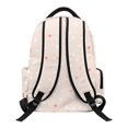 thumbnail image 2 of FUIALDOLG Breathable 17 Inch School Bag with Heart Print, 600D Polyester Large Capacity Multi Pocket Bookbag for Back to School Daily Use, 2 of 10