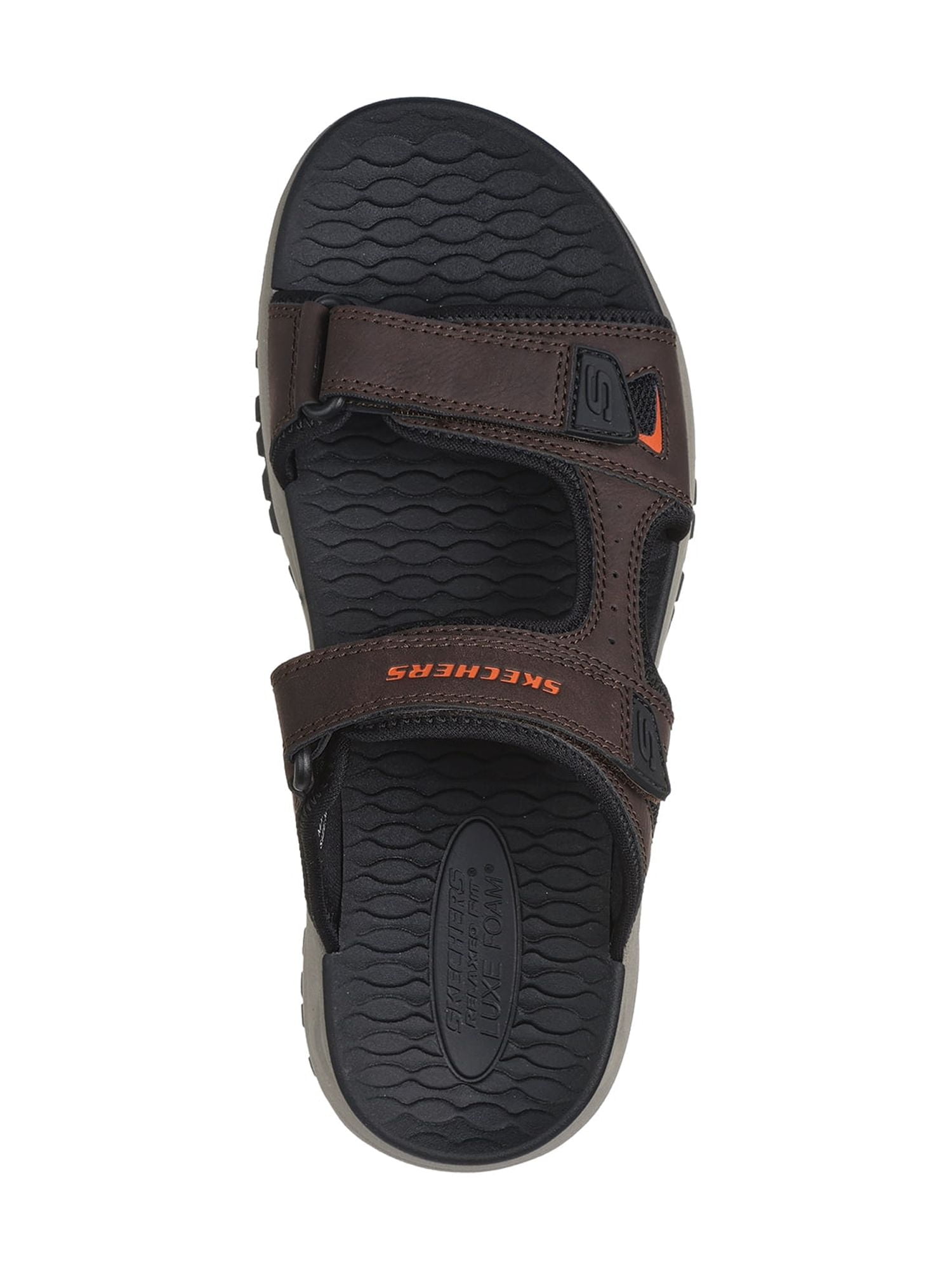 Skechers Men's Relaxed Fit Prewitt Lanston Open Back Sandals