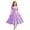 Purple, variant on Girls Dresses Vintage Polka Dot Dress, Short Sleeve Style Peter Pan Collar A-Line Midi Dress, Retro Swing Dress for Kids Party Daily Wear(Watermelon Red,11-12 Years)