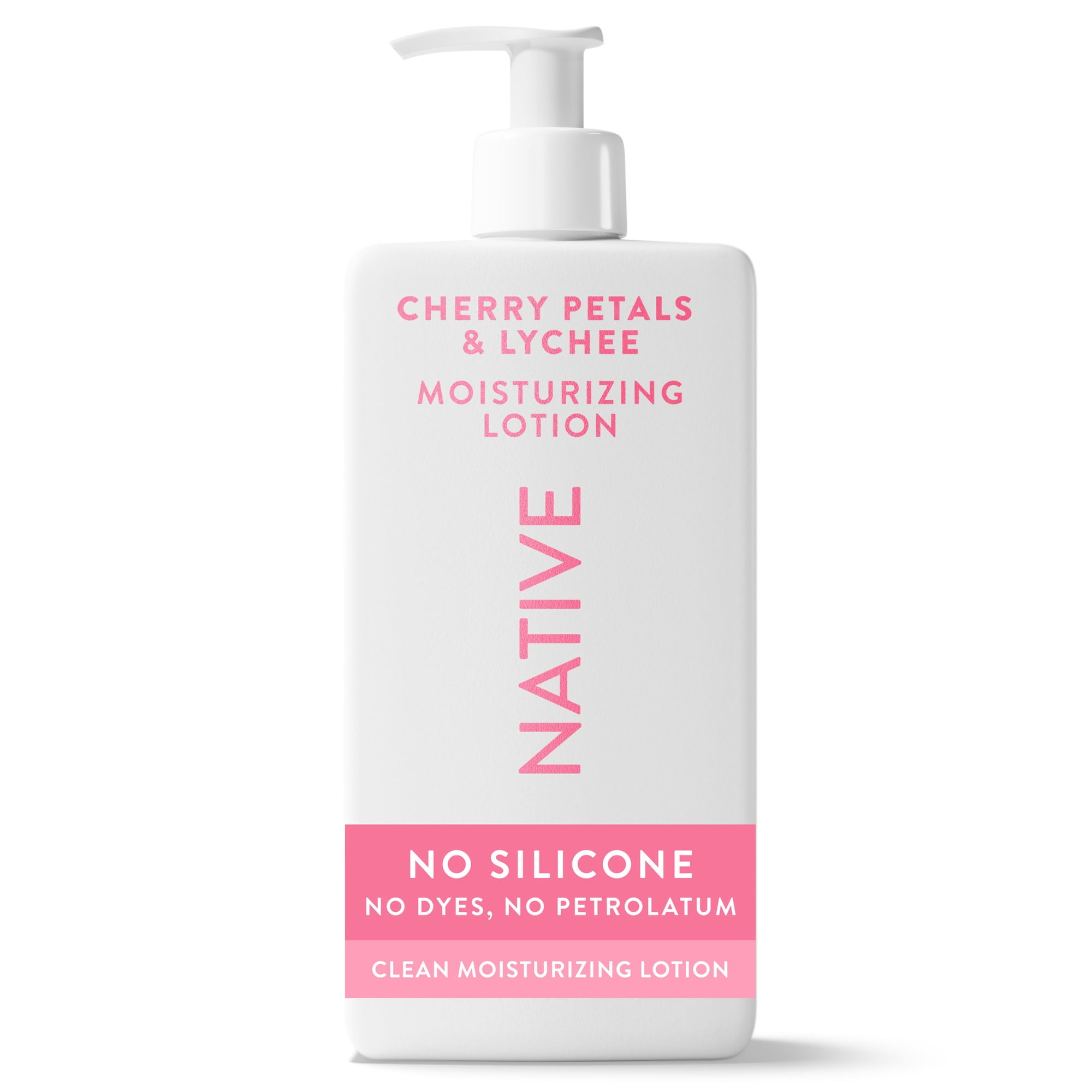 Native Moisturizing Body Lotion for Women & Men, Cherry Petals & Lychee, 16.5 fl oz