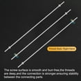 thumbnail image 4 of Uxcell 8-Pack Fully Threaded Rod, M4x350mm 304 Stainless Steel Right Hand Thread Bar Studs with Hex Nuts and Washers, 4 of 7