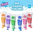 Tub Works Bathtub Finger Paint Soap, 6 Pack, Washable Bathtub Paint for