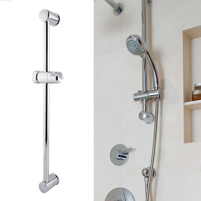 Bathroom Shower Bar, Sturdy And Durable Spring Device Bathroom Shower Head Rod, Plated For Saving Time And Efforts Long Term Use