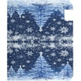 thumbnail image 2 of Merry Christmas Tree Magnetic Mailbox Cover Large 21 X 25 in Winter Snowflake Snow Blue White Xmas Mail Box Covers Decals Wraps Post Box Outdoor Decorations, 2 of 6