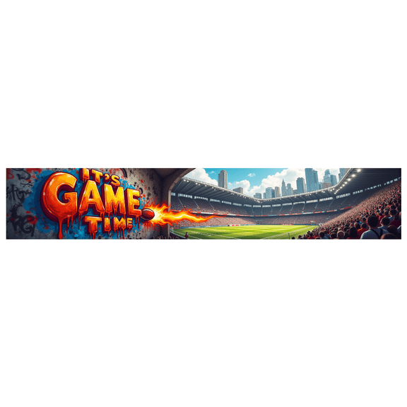 Retro Arcade Style Gaming Theme Backdrop Banner, Game Time Message Decorations, Party Supplies for Gaming Events, Sports Themed Parties, Arcade Themed Gatherings, Photo Booth Backgrounds