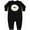 AB-Black, variant on White Donut with Sprinkles Baby Fleece Romper