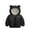 07Black, variant on Hicidod Toddler Winter Coats Cute Bear Ears Hooded Zipper Infant Down Jacket Light Puffy Solid Color Warm Puffer Coat