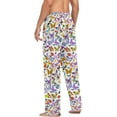 thumbnail image 6 of FREEAMG Ladybug and Butterfly Pajama Pants for Men, Men's Separate Bottoms, Pure Cotton Comfortable Lounge Pants?151?, 6 of 7